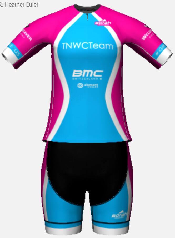 Proposed kit design for the Trans National Women's Cycling Team